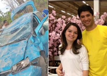 Advogado, esposa grávida e filha pequena sofrem acidente de carro na PI-113